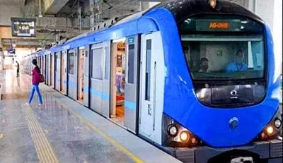 metro   தொழில்நுட்பக் கோளாறு     சென்னை மெட்ரோ ரயில் தாமதமாக இயக்கம்     பயணிகள் அவதி    