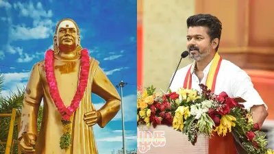  அரசியலில் முத்திரை பதித்த பேச்சுக் கலைப் பேரரசர்      தேவர் குருபூஜைக்கு ட்வீட் போட்ட தவெக தலைவர் விஜய்    