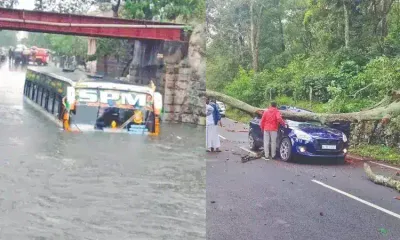 கனமழையால் இருவர் உயிரிழப்பு    சுரங்கத்தில் சிக்கிய தனியார் பேருந்து    35 பேர் மீட்பு    