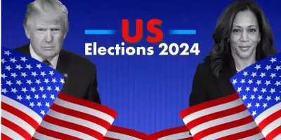 us election 2024   ட்ரம்ப் vs கமலா ஹாரிஸ்  வெற்றி வாகை யாருக்கு  முன்னிலை நிலவரம் இதோ  