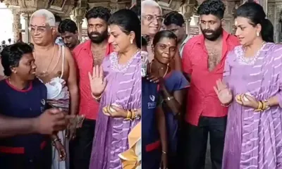  அவர்கள் மீது எனக்கு மரியாதை இருக்கிறது       அவர்களை தொட வேண்டாம் என்று எப்படி சொல்வேன்      ரோஜா விளக்கம்    